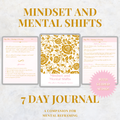 Mindset and Mental Shifts Digital Journal + Guided Audio Bundle