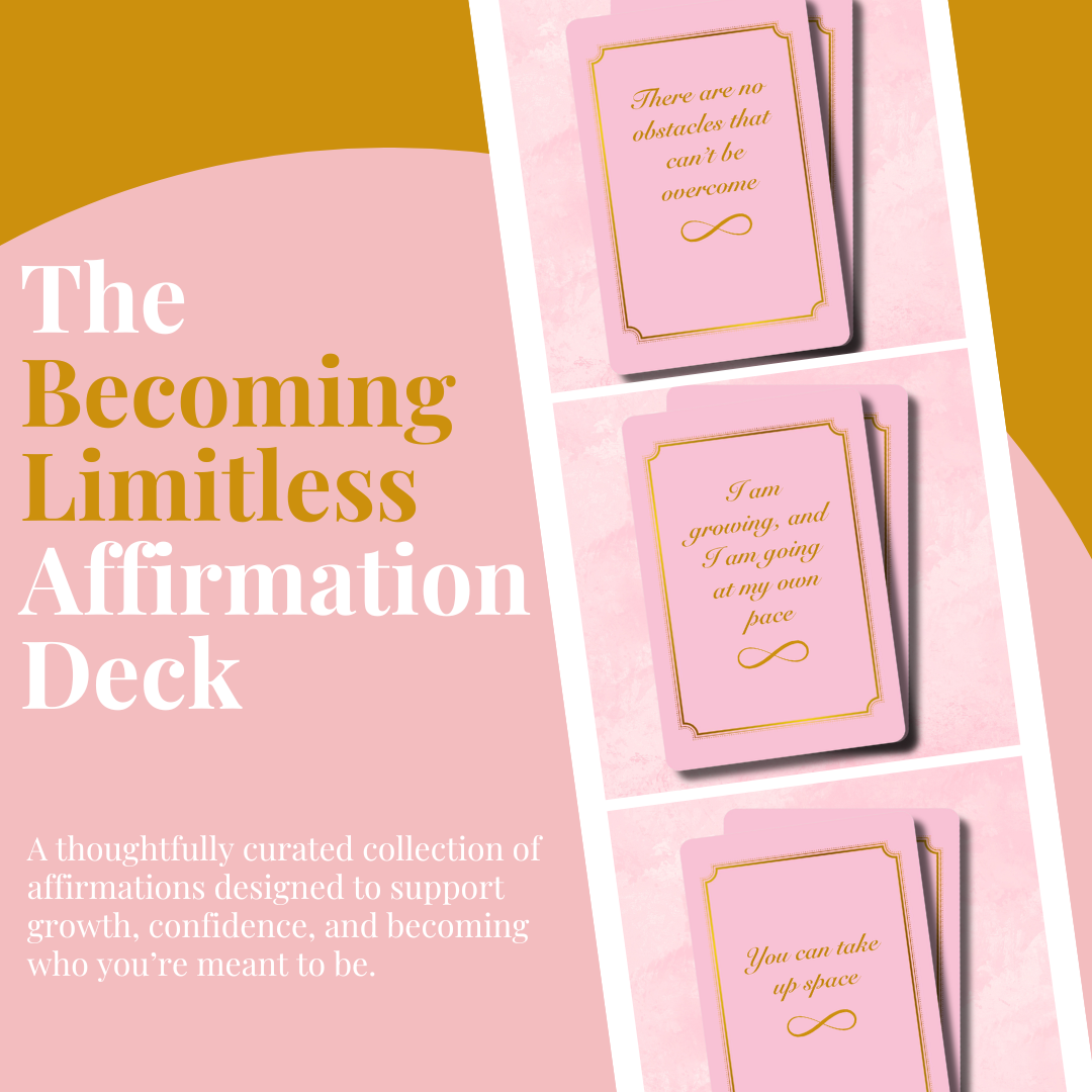 The Becoming Limitless Digital Affirmation Deck