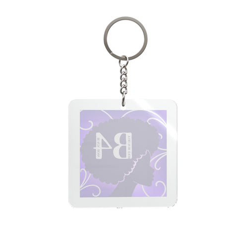 B4 Beautiful. Bold. Black. BOSS. Keychain